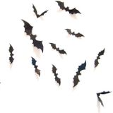 10 sets Halloween stereo muur stickers simulatie bat stickers