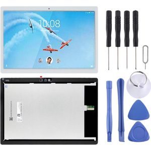 LCD-scherm en digitizer volledige assemblage voor Lenovo tab M10/tab 5 plus TB-X605L TB-X605F TB-X605M TB-X605 (wit)