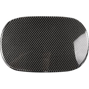 Auto carbon fiber brandstof tank cap decoratieve sticker voor Mercedes-benz C klasse W205 2015-2018  links en rechts rijden universeel (effen kleur)