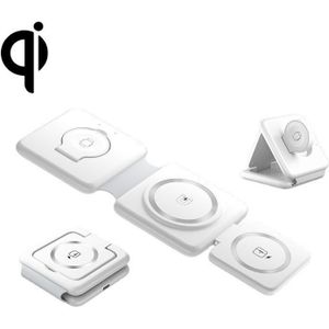 HQ-UD14 Opvouwbare 3-in-1 draadloze oplader voor iPhone-serie/QI Mobile & Apple Watch & AirPods