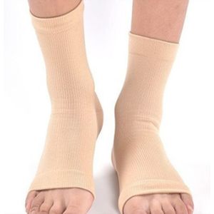 Voet Anti vermoeidheid compressie voet Sleeve voor man en vrouw  grootte: L/XL (zuivere huidskleur)