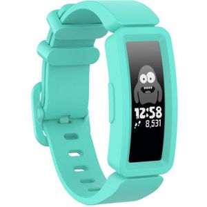 Voor Fitbit Inspire HR / Ace 2 Siliconen Smart Watch Vervanging strap Polsbandje (Mint Green)