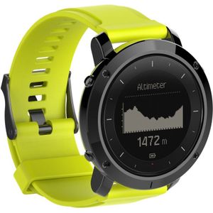 Siliconen vervangende polsband voor SUUNTO traverse (cyaan)