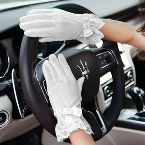 Modieuze Ultraviolet-proof Lace handschoenen voor Women(White)