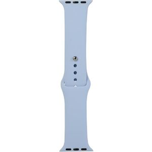 Voor Apple Watch Series 6 & SE & 5 & 4 44mm / 3 & 2 & 1 42mm Siliconen horloge vervangende band  korte sectie (vrouw)(Lilac Purple)