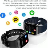 E500 1.83 inch HD Vierkant scherm lederen horlogebandje Smart Watch ondersteunt ECG-bewaking / niet-invasieve bloedsuikerspiegel