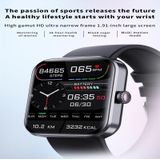 F57L 1 91 inch kleurenscherm Smart Watch  ondersteuning voor hartslagmeting / bloeddrukmeting