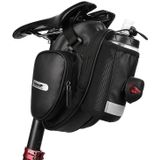 Rhinowalk X21557 fiets regendichte staart tas grote capaciteit vouwen racefiets rijden rugzak (zwart)