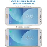 Voor Galaxy J3 (2017) (EU versie) 0 26 mm 9H oppervlaktehardheid 2.5D gebogen zeefdruk volledige scherm gehard glas Screen Protector (wit)