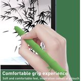 Voor Samsung Galaxy Tab S7/S7+/S8/S8+ Bamboo Liquid Silicone Gel Stylus Pen Beschermingskoffer