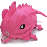 3D dieren rugzak dinosaurus vorm cartoon school tassen tiener schooltas (roze)