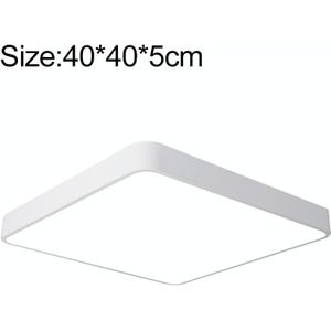 Macaron LED vierkante plafondlamp  3-kleuren licht  grootte: 40cm