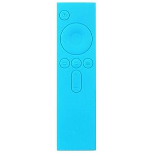 6 stuks zachte siliconen TPU beschermende case externe rubberen Cover Case voor Xiaomi afstandsbediening I mi TV Box (blauw)