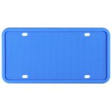 2 sets waterdichte roestvaste niet-schadelijke auto lak siliconen kenteken frame  specificatie: US Blue