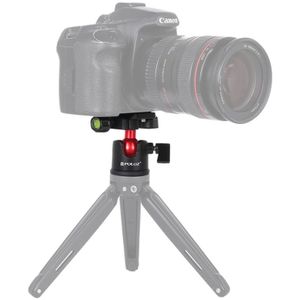 PULUZ 360 graden rotatie panoramisch metalen bal hoofd met Quick Release plaat voor DSLR & digitale Cameras(Black)