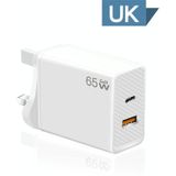 GaN PD48W Type-C PD3.0 + USB3.0 notebookadapter  UK-stekker