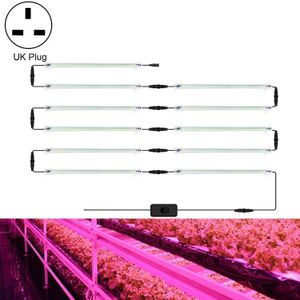 LED-installatie lamp huishoudelijke volledige spectrale vulling harde lamp strip  stijl: 30 cm 11 kop (roze licht Britse plug)