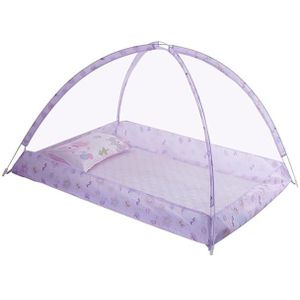 Lente en zomer Endless Children's Mosquito Net Baby Dome Gratis Installatie (Paars)