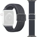 Gesp gevlochten elastische band horlogeband voor Apple Watch Series 6 & SE & 5 & 4 44mm / 3 & 2 & 1 42mm
