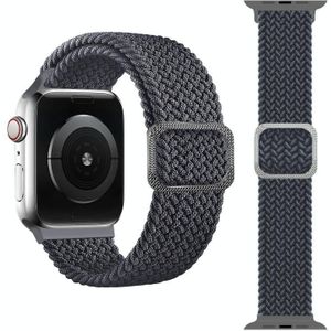 Gesp gevlochten elastische band horlogeband voor Apple Watch Series 6 & SE & 5 & 4 44mm / 3 & 2 & 1 42mm