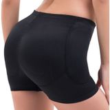 Full Bills and Hips Sponge Cushion Insert to Increase Hips and Hips Lifting Panties  Size: XXXL(Black)