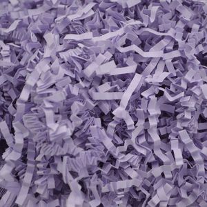 60g RF1101-20 Raffiti filler papier gras geraspte verfrommeld bruiloft decoraties partij Gift Box vulling (licht paars)