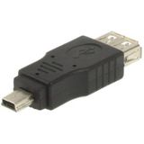 USB 2.0 vrouwtje naar Mini USB 5Pin mannetje Adapter (OTG functie)