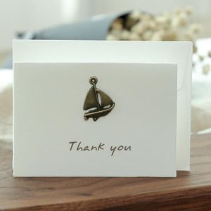 40 PCS Retro Blessing Verjaardag High-End Dank u Message Card Lover Thanksgiving Kerstdag wenskaart(1- Zeilen)