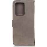 Voor Samsung Galaxy S30 Ultra KHAZNEH Cowhide Texture Horizontale Flip Lederen case met Holder & Card Slots & Wallet(Khaki)