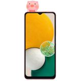 Voor Samsung Galaxy A34 5G Schokbestendig Cartoon TPU-telefoonhoes (schattig varken)