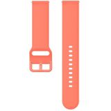 18mm Color Buckle Siliconen Polsband horlogeband voor Fitbit Versa 2 / Versa / Versa Lite / Blaze (Watermeloen Rood)
