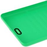 Glad oppervlakte kunststof Back Cover vervanging voor Microsoft Lumia 535(Green) huisvesting