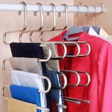 5 lagen S vorm multi-functionele kledinghangers broek opslag Hangers