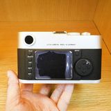 Niet-werkende Fake Dummy DSLR Camera Model Foto Studio Props voor Leica M  korte Lens (zilver)