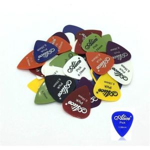 Alice 50 PCS ABS elektrische gitaar picks  willekeurige kleur levering  oppervlak: spiegel  grootte: 0.58 mm