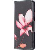 Voor Xiaomi Mi 11i / Poco F3 / Redmi K40 Gekleurd tekenpatroon horizontale flip lederen koffer met houder  kaart slots & portemonnee (Lotus)