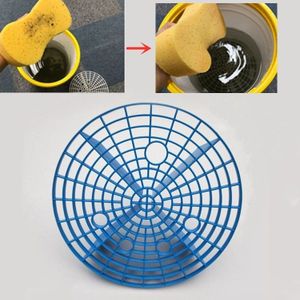 Auto wassen filter zand en steen isolatie net  grootte: diameter 23 5 cm (Blauw)