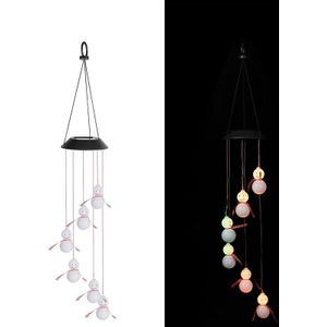 Solar wind chime lamp outdoor balkon decoratief landschap (G-003)