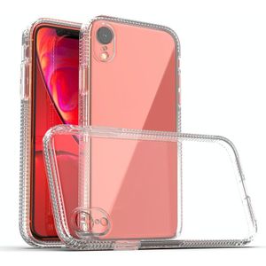 Schokbestendige transparante TPU-airbag beschermhoes voor iPhone XR