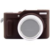 PULUZ Soft Siliconen beschermhoes voor Panasonic Lumix GF10(Koffie)