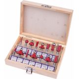 Schacht wolfraam Carbide router bit set hout Cutter tool set frezen hout cutters router bit set voor hout tools