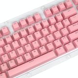 HXSJ P9 104 Keys PBT Color Mechanical Keyboard Keycaps(Pink)