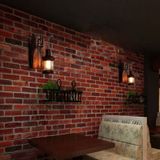 Vintage oude droge boom kleur hout muur lamp Cafe Bar Loft licht