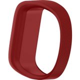 Siliconen sport polsband voor Garmin Vivofit JR  maat: Large (rood)