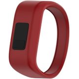 Siliconen sport polsband voor Garmin Vivofit JR  maat: Large (rood)