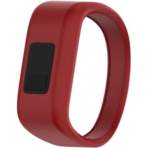 Siliconen sport polsband voor Garmin Vivofit JR  maat: Large (rood)