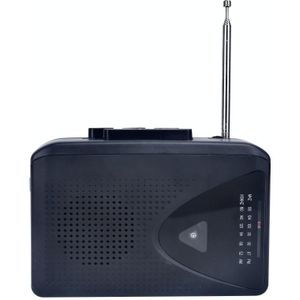 Ton009 Stereo Cassette Tape Player FM / AM Radio met externe luidspreker