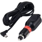 Universele USB Laderadapter voor voertuig reizen Recorder gegevensinvoer 10V - 48V output 5V 2A  lengte kabel: 2m