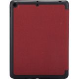 Doek textuur patroon horizontale Flip lederen case voor iPad Pro 10 5 inch  met drie-vouwen houder & pen sleuven (rood)