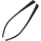 Carbon Fiber auto achteruitkijkspiegel bumper strip decoratieve sticker voor BMW F30 2013-2018/F34 2013-2017